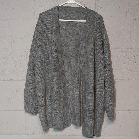 Women's Knit Open Front Oversized Loose Fit Cardigan Grandpacore Size Medium - Picture 1 of 4